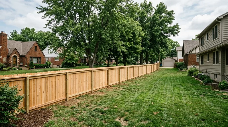 Wood & Privacy Fence Installation Kansas City